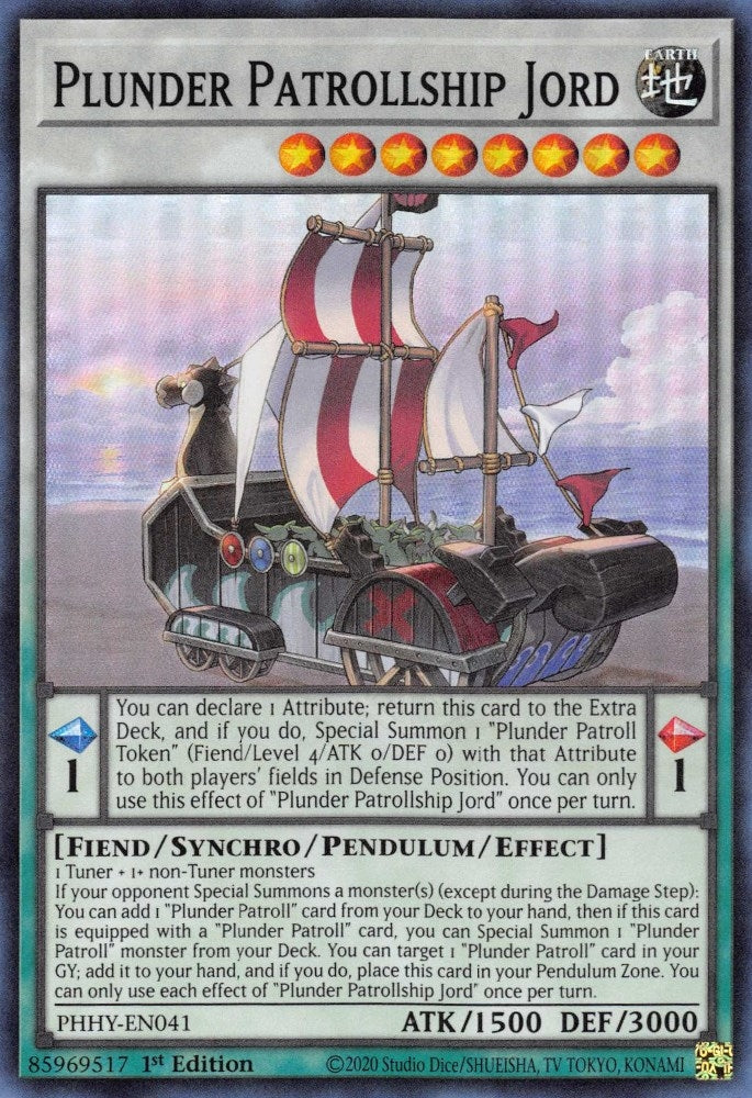 Image for Plunder Patrollship Jord (PHHY-EN041) (PHHY) - YuGiOh