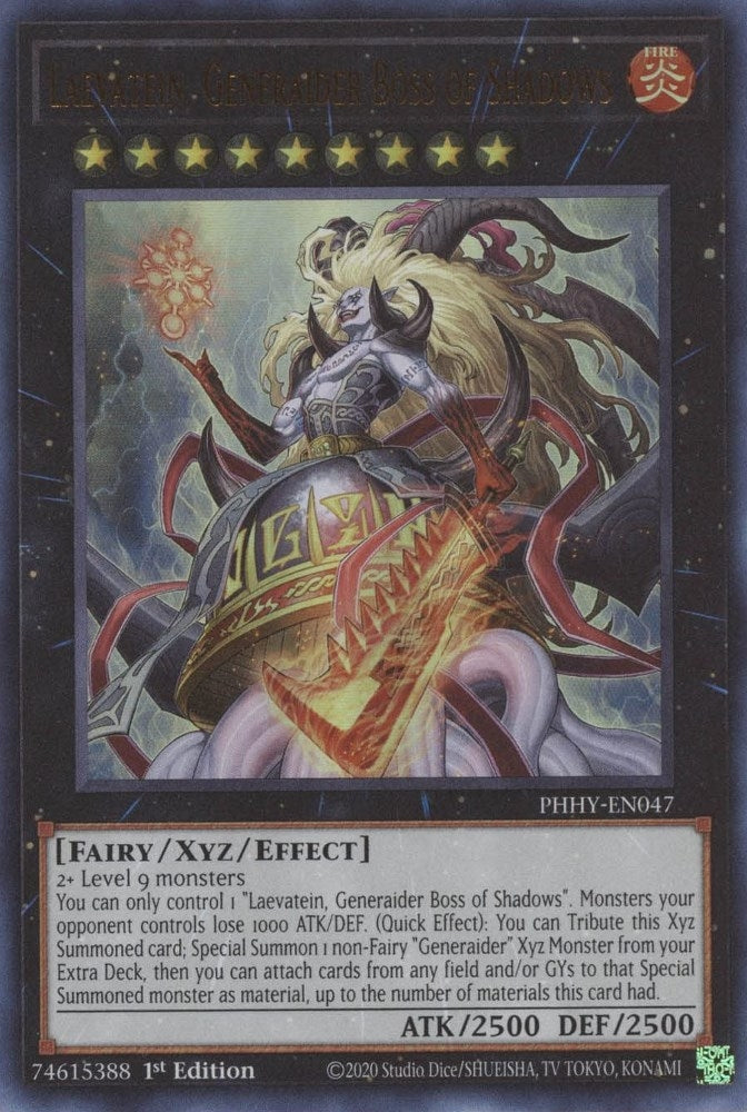 Image for Laevatein, Generaider Boss of Shadows (PHHY-EN047) (PHHY) - YuGiOh