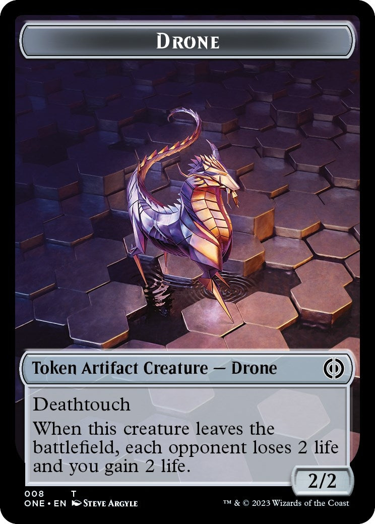 Image for Drone Token (8) (Phyrexia: All Will Be One) - Magic: The Gathering