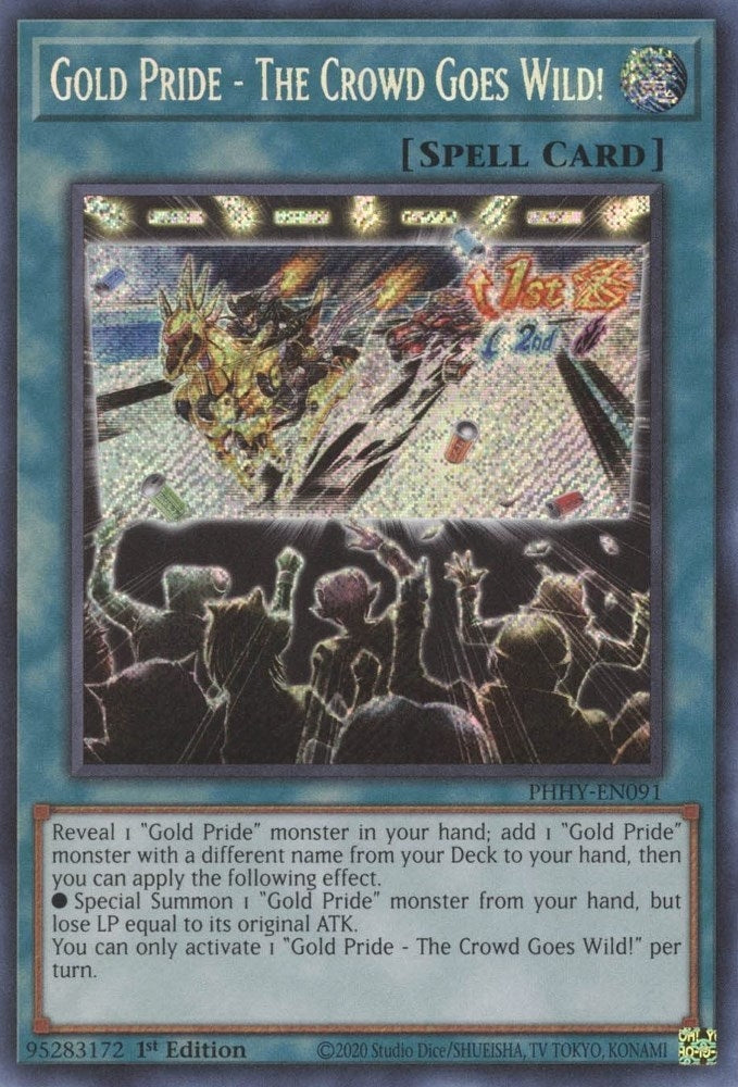 Image for Gold Pride - The Crowd Goes Wild! (PHHY-EN091) (PHHY) - YuGiOh