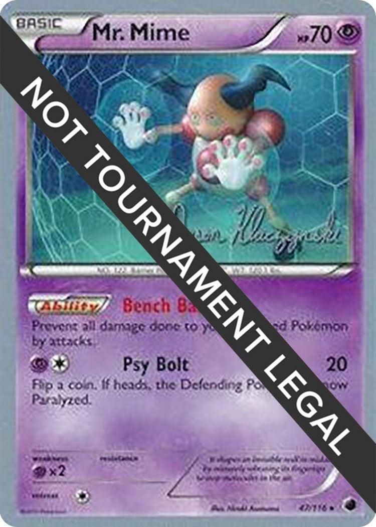 Image for Mr. Mime - 2013 (Jason Klaczynski) (47/116) (WCD) - Pokemon