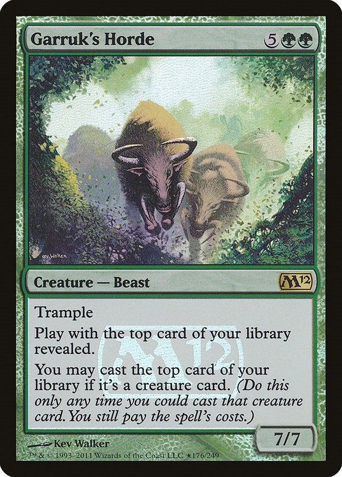 Image for Garruk's Horde (176) (Launch Party & Release Event Promos) - Magic: The Gathering