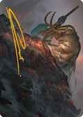 Image for Against All Odds Art Card (Gold-Stamped Signature) (1) (Phyrexia: All Will Be One) - Magic: The Gathering