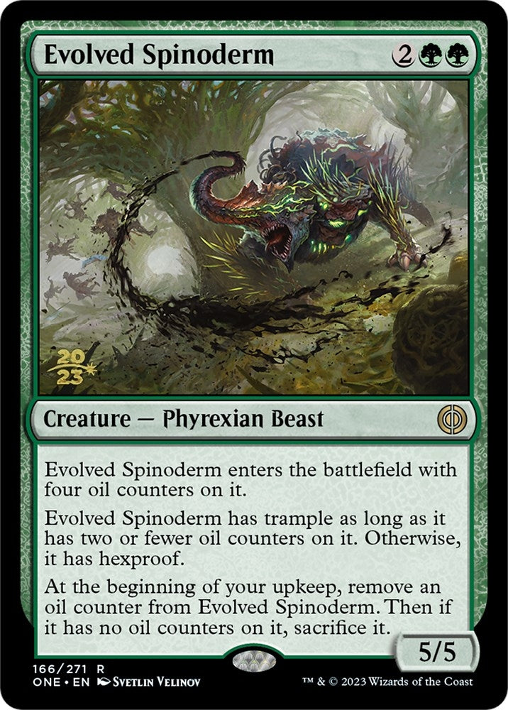 Image for Evolved Spinoderm (166) (Prerelease Cards) - Magic: The Gathering