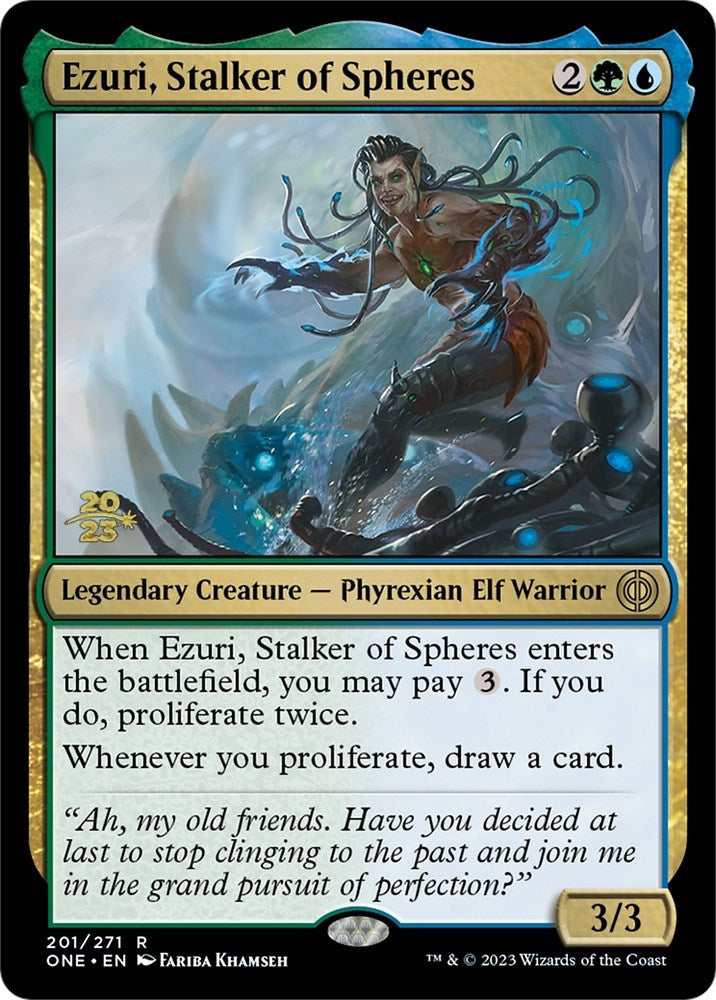 Image for Ezuri, Stalker of Spheres (201) (Prerelease Cards) - Magic: The Gathering