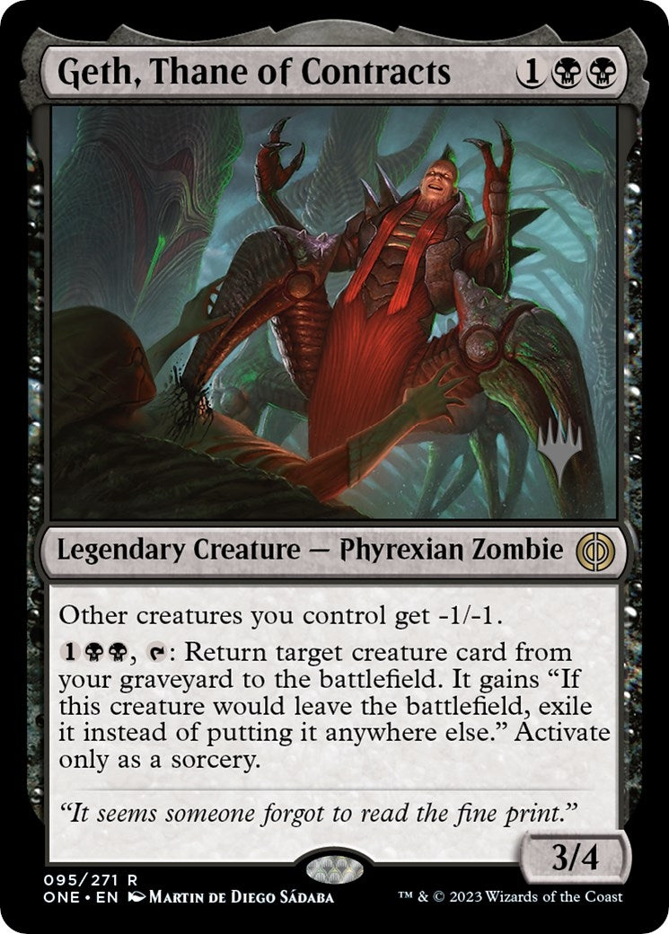 Image for Geth, Thane of Contracts (95) (Phyrexia: All Will Be One) - Magic: The Gathering