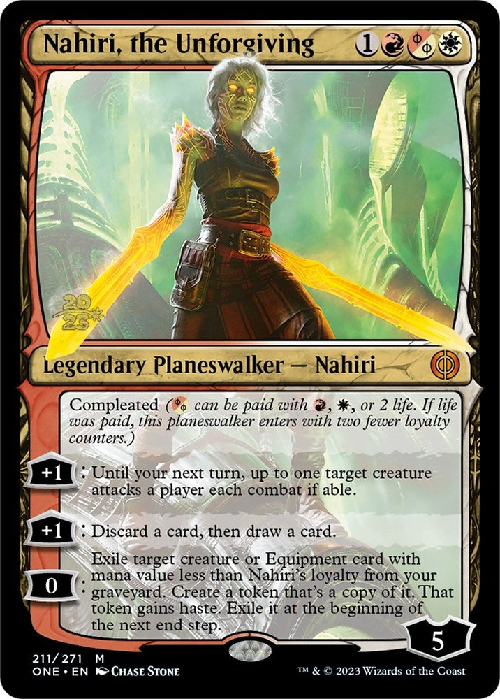 Nahiri, the Unforgiving (211) (Prerelease Cards)