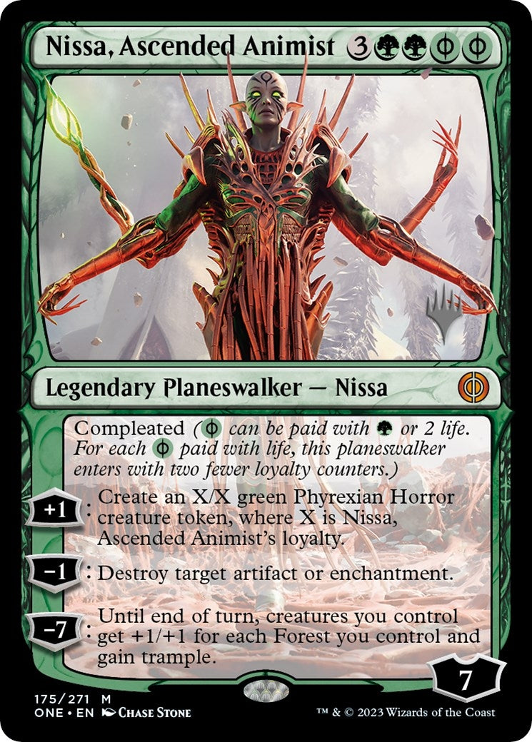 Image for Nissa, Ascended Animist (175) (Phyrexia: All Will Be One) - Magic: The Gathering