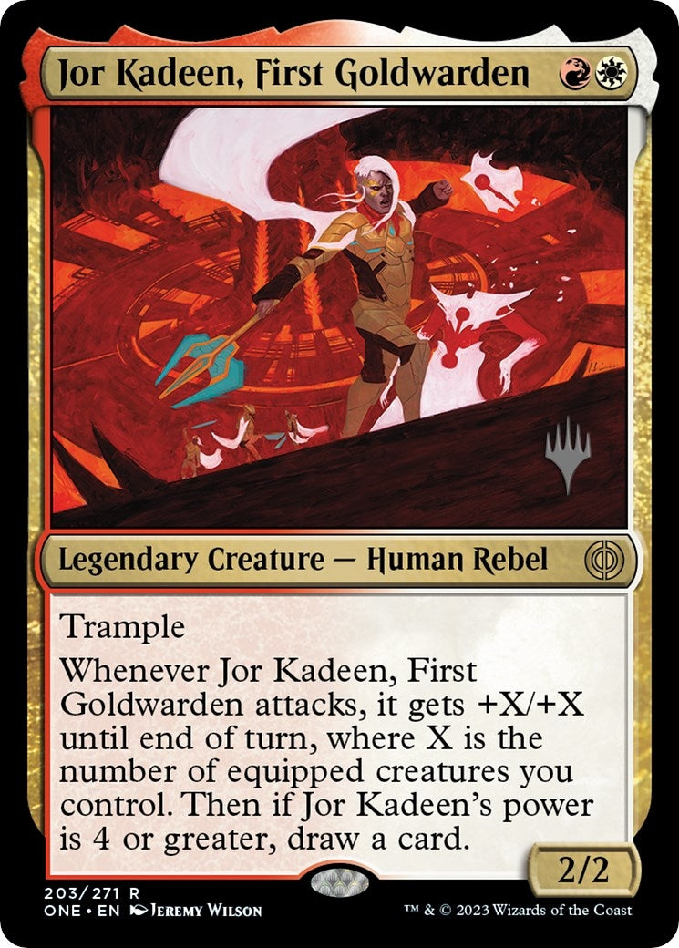 Image for Jor Kadeen, First Goldwarden (203) (Phyrexia: All Will Be One) - Magic: The Gathering