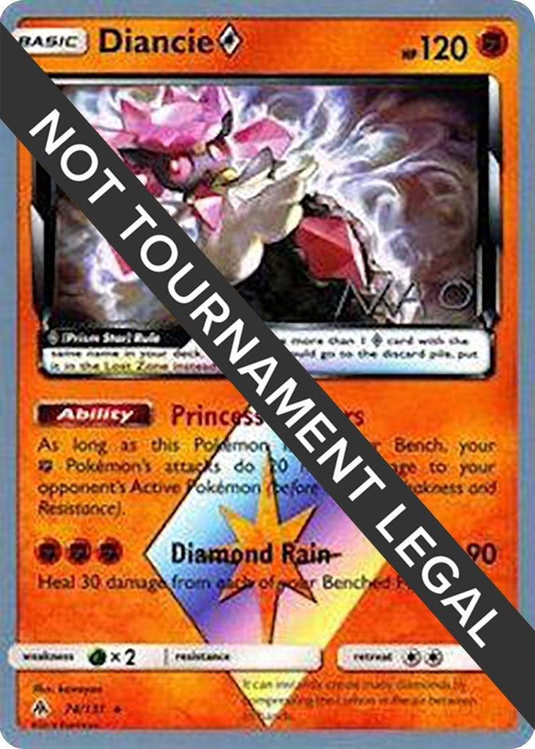 Image for Diancie Prism Star - 2018 (Naohito Inoue) (74/131) (WCD) - Pokemon