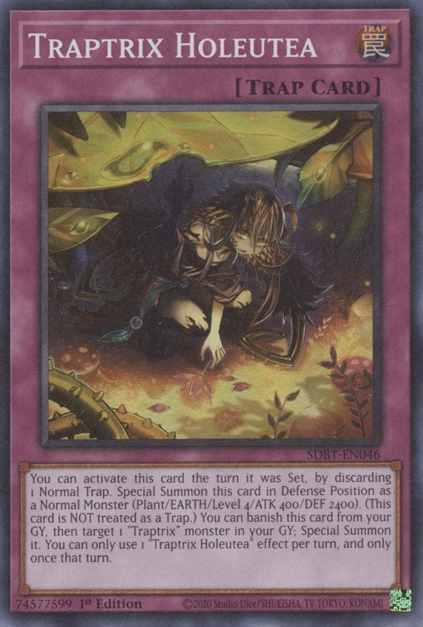 Image for Traptrix Holeutea (SDBT-EN046) (SDBT) - YuGiOh