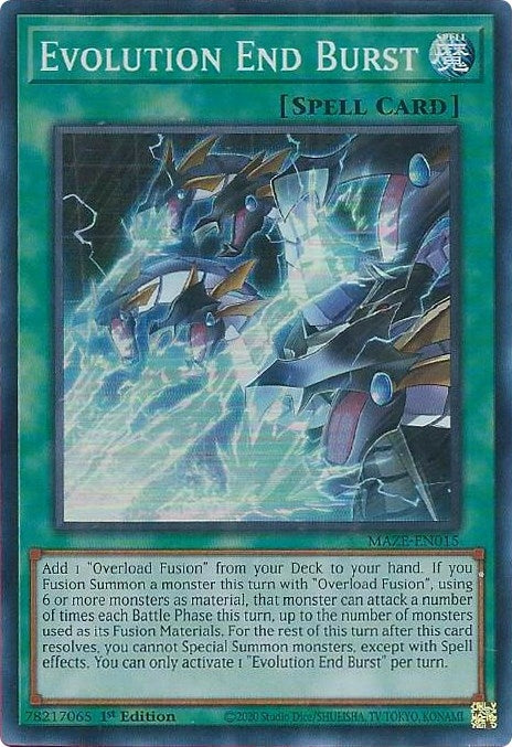 Image for Evolution End Burst (MAZE-EN015) (MAZE) - YuGiOh