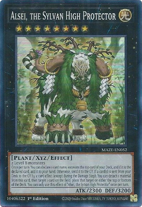 Image for Alsei, the Sylvan High Protector (MAZE-EN052) (MAZE) - YuGiOh