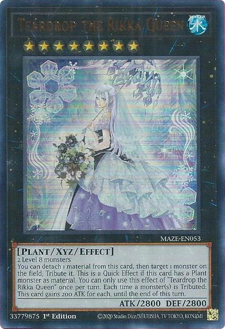 Image for Teardrop the Rikka Queen (MAZE-EN053) (MAZE) - YuGiOh