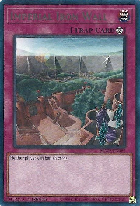 Image for Imperial Iron Wall (MAZE-EN065) (MAZE) - YuGiOh
