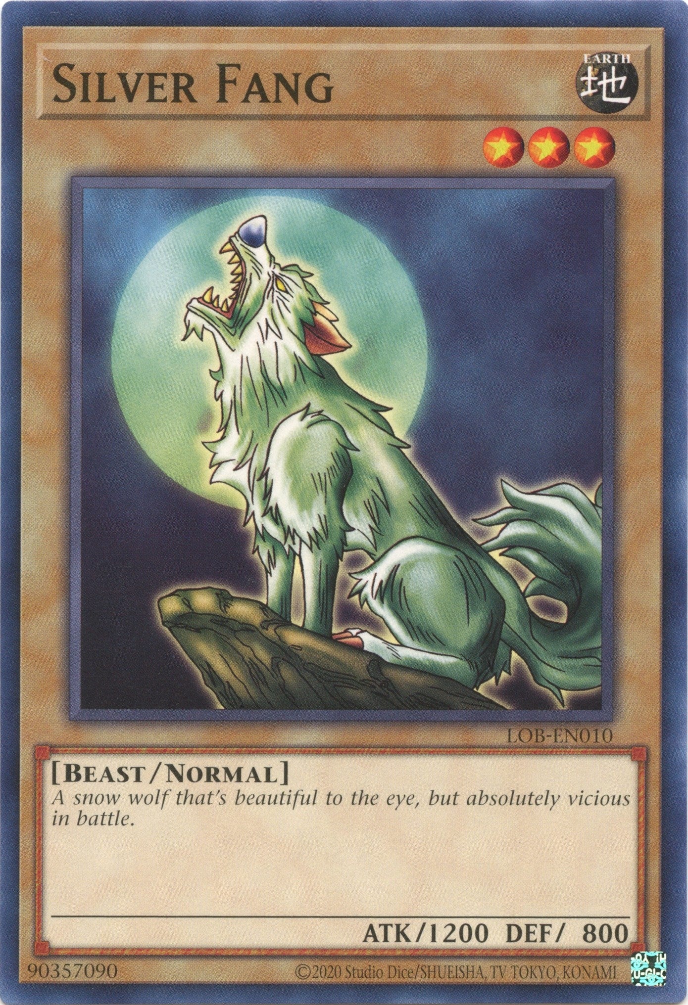 Image for Silver Fang (LOB-EN010) (Legend of Blue Eyes White Dragon (25th Anniversary Edition)) - YuGiOh