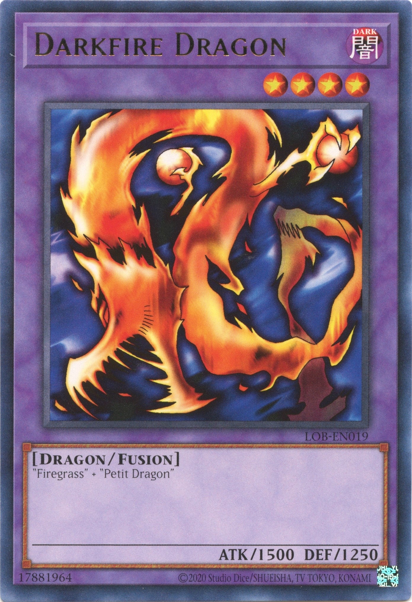 Image for Darkfire Dragon (LOB-EN019) (LOB-EN) - YuGiOh
