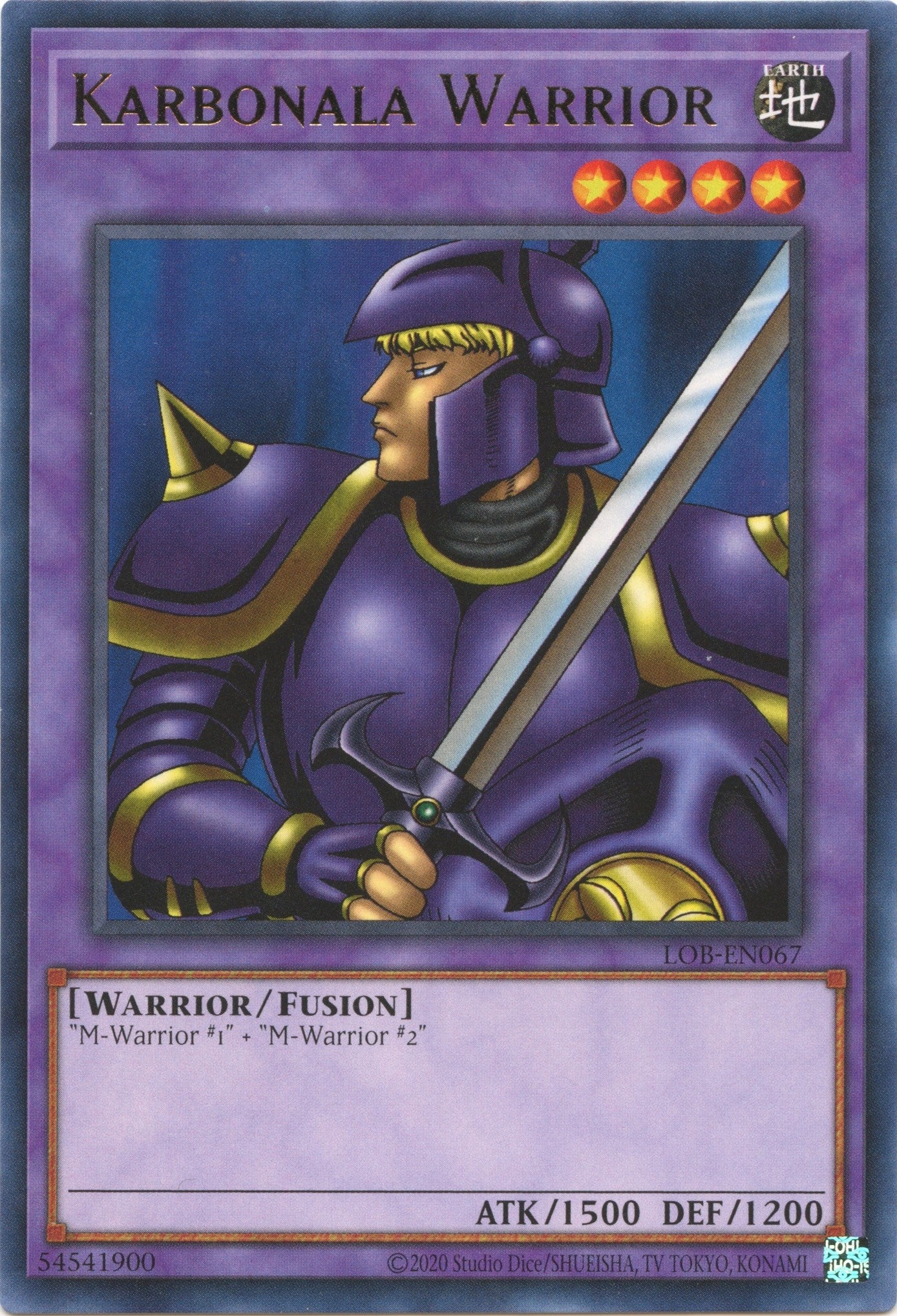 Image for Karbonala Warrior (LOB-EN067) (LOB-EN) - YuGiOh