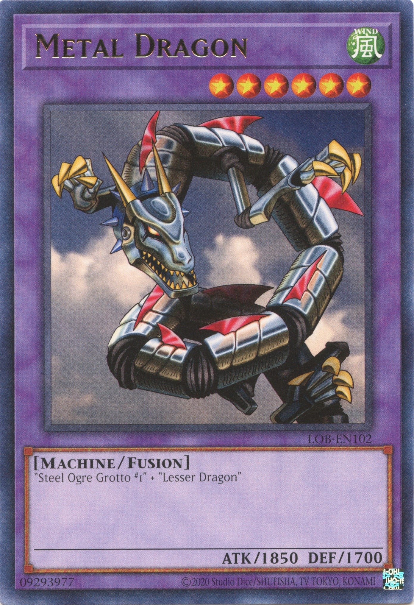 Image for Metal Dragon (LOB-EN102) (Legend of Blue Eyes White Dragon (25th Anniversary Edition)) - YuGiOh