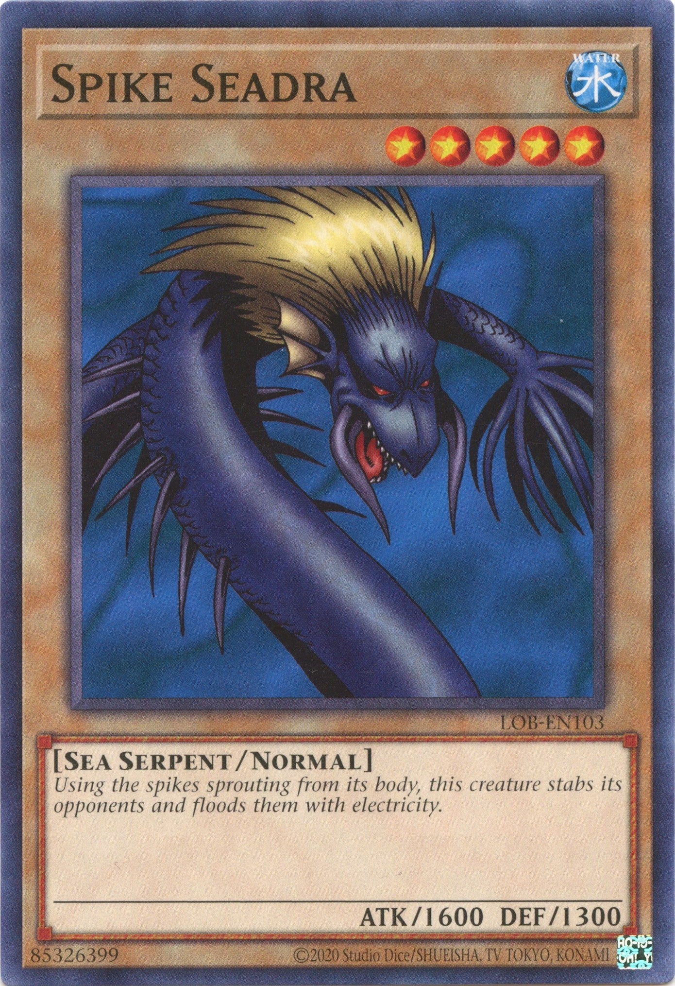 Image for Spike Seadra (LOB-EN103) (Legend of Blue Eyes White Dragon (25th Anniversary Edition)) - YuGiOh