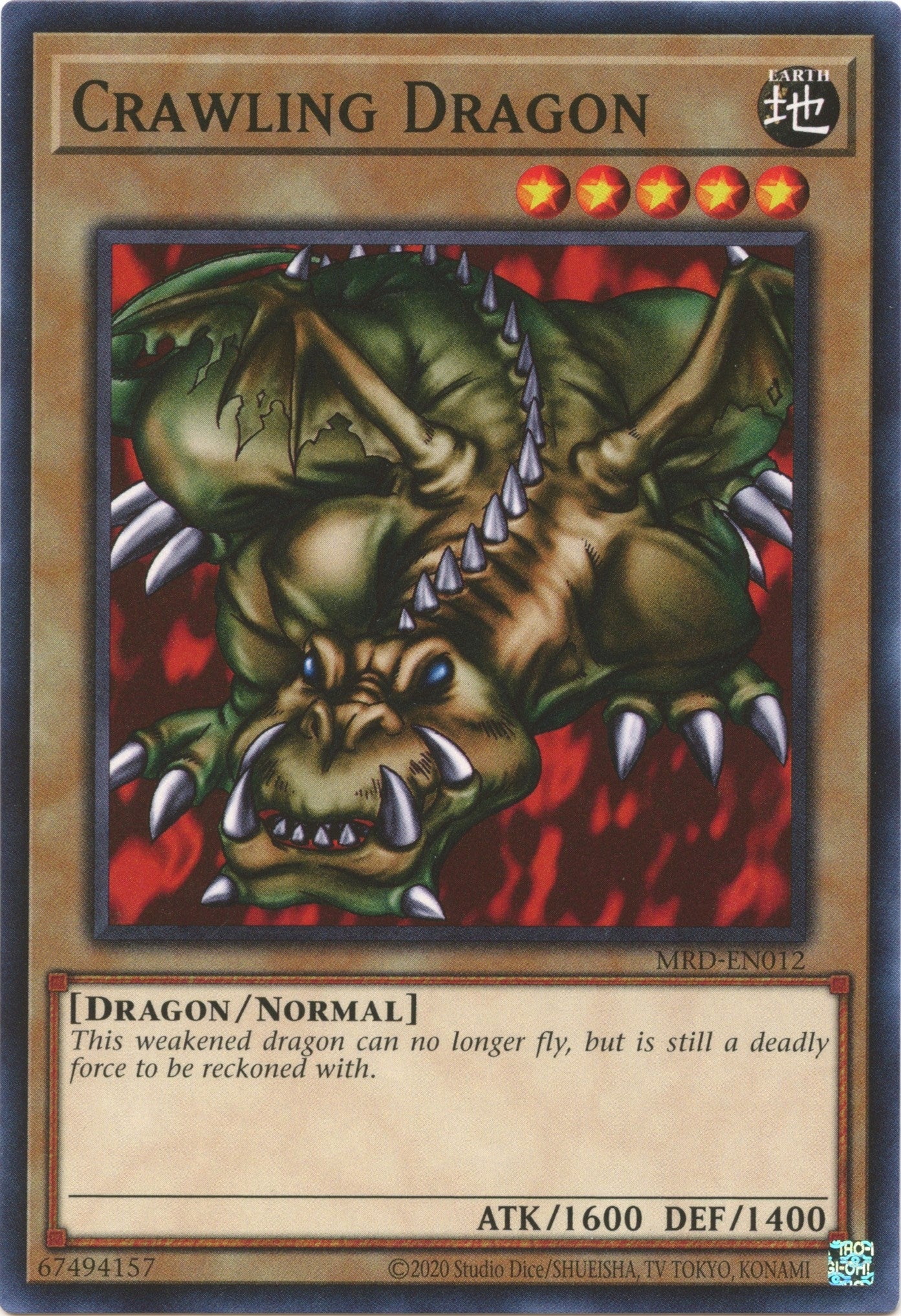 Image for Crawling Dragon (MRD-EN012) (Metal Raiders (25th Anniversary Edition)) - YuGiOh
