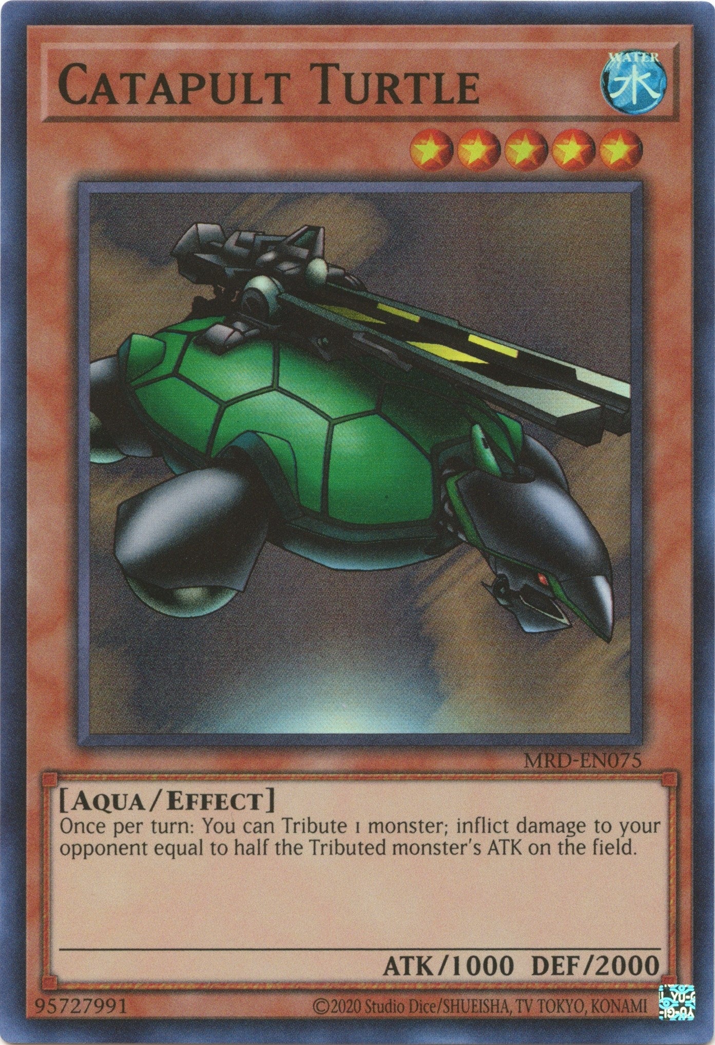 Image for Catapult Turtle (MRD-EN075) (Metal Raiders (25th Anniversary Edition)) - YuGiOh