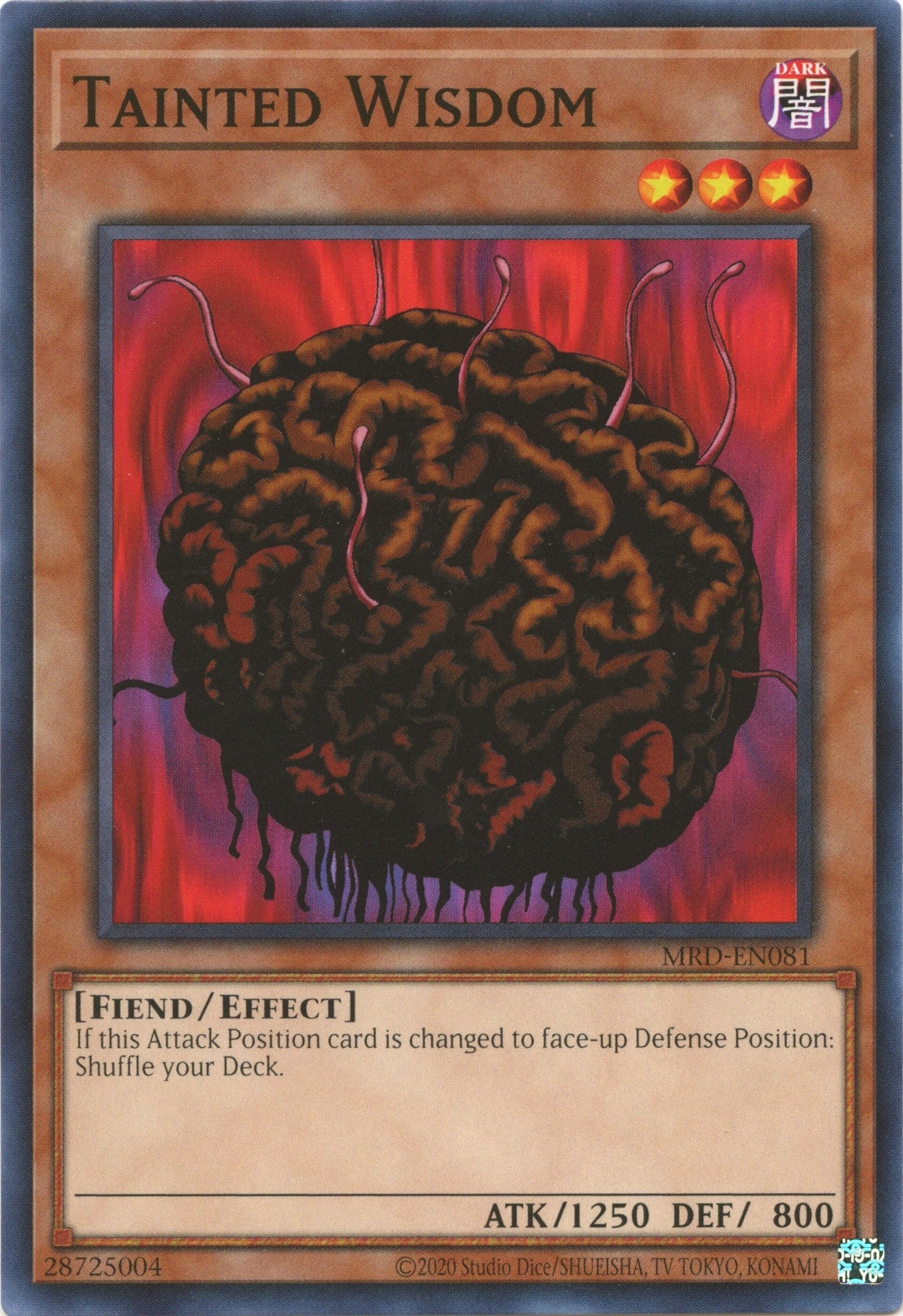 Image for Tainted Wisdom (MRD-EN081) (MRD-EN) - YuGiOh
