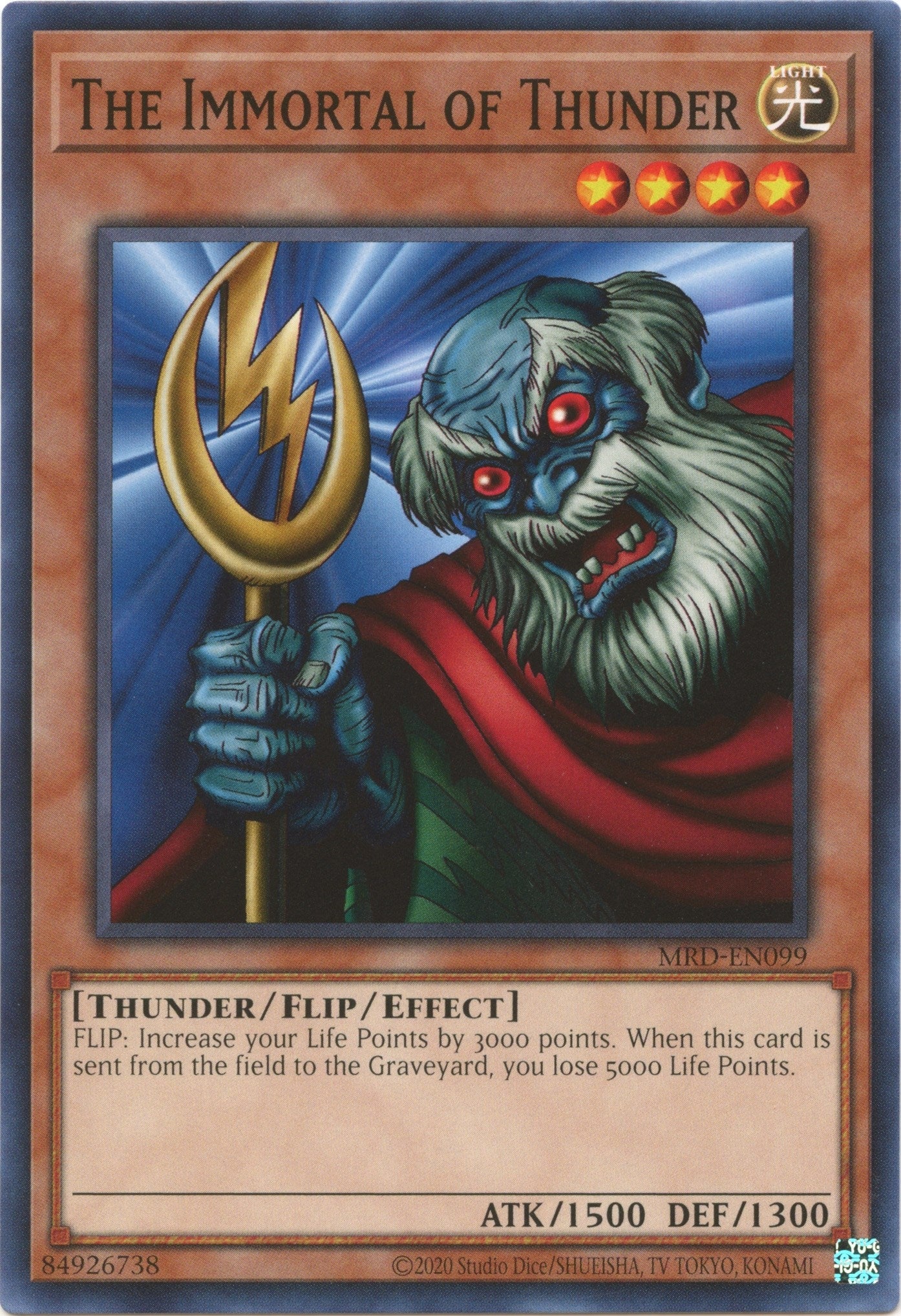 Image for The Immortal of Thunder (MRD-EN099) (MRD-EN) - YuGiOh