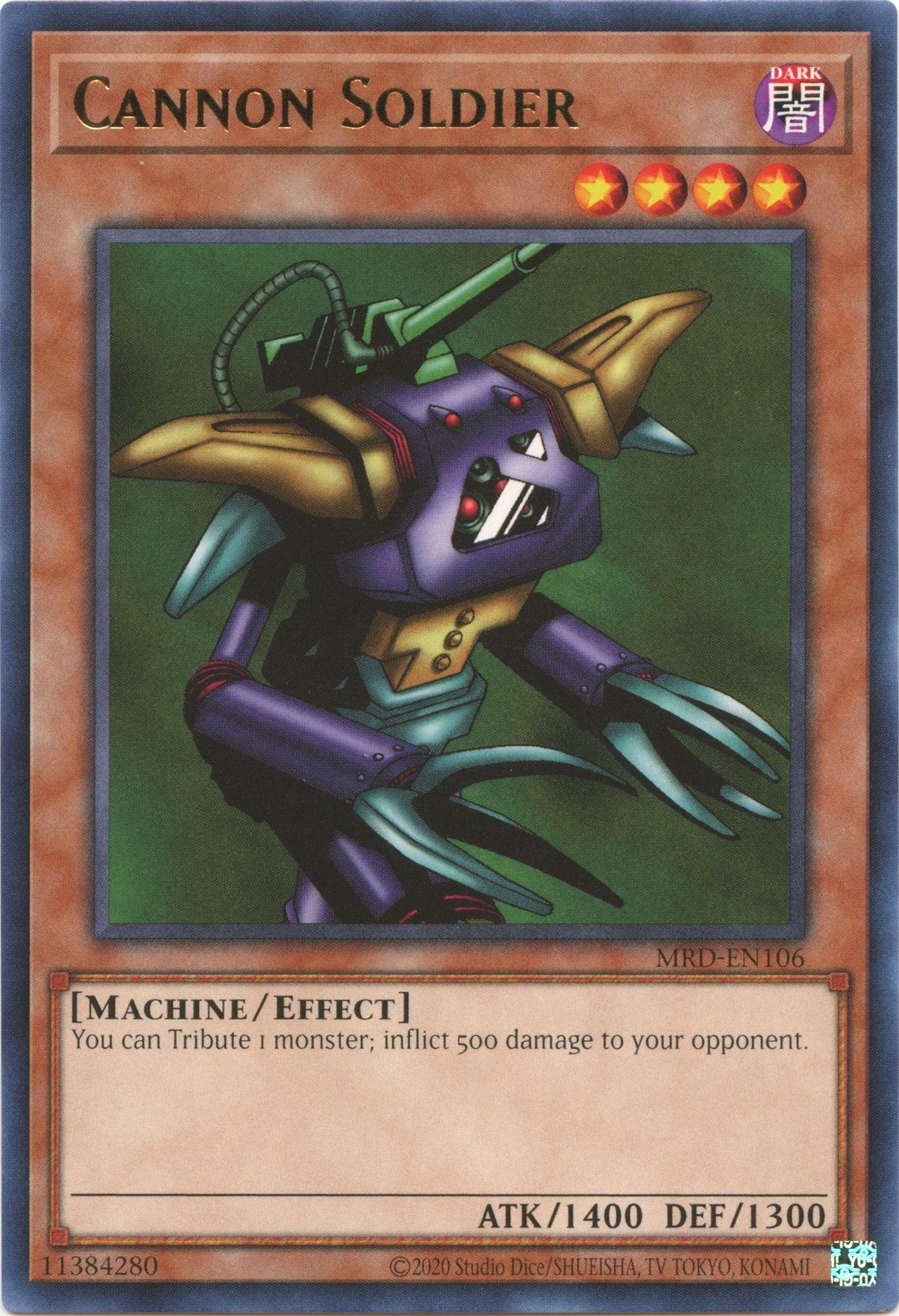 Image for Cannon Soldier (MRD-EN106) (Metal Raiders (25th Anniversary Edition)) - YuGiOh