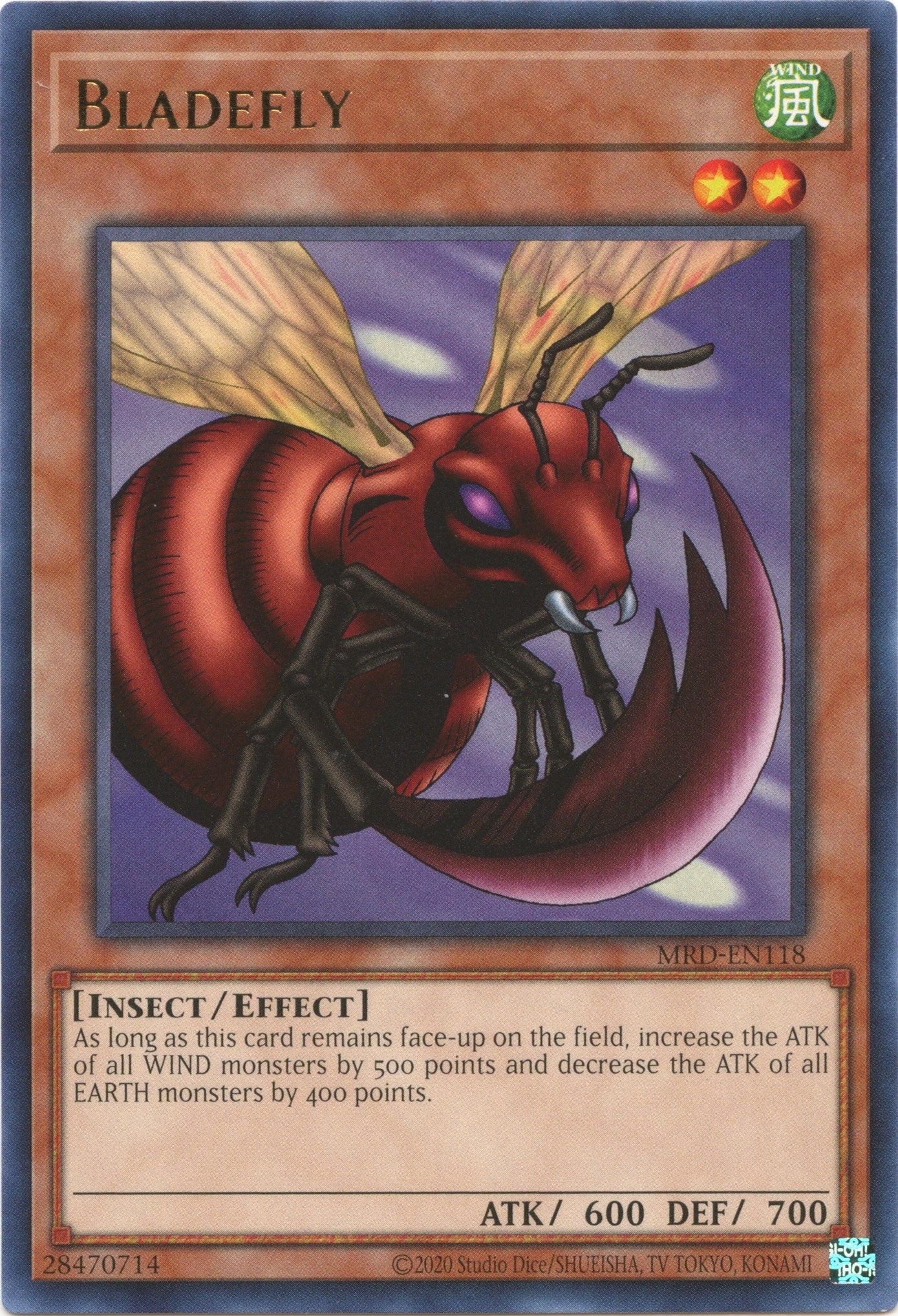 Image for Bladefly (MRD-EN118) (Metal Raiders (25th Anniversary Edition)) - YuGiOh