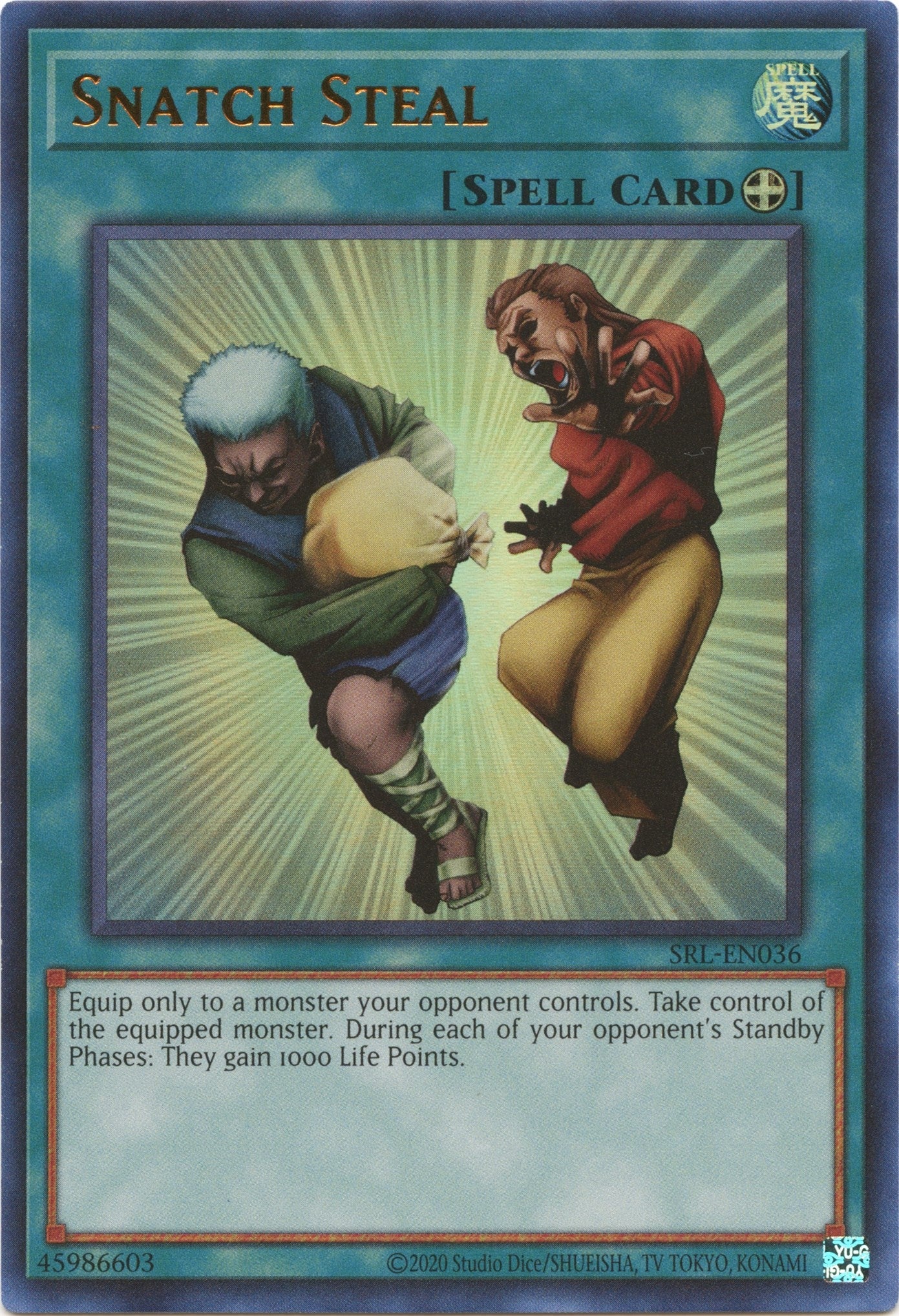 Image for Snatch Steal (SRL-EN036) (Spell Ruler (25th Anniversary Edition)) - YuGiOh