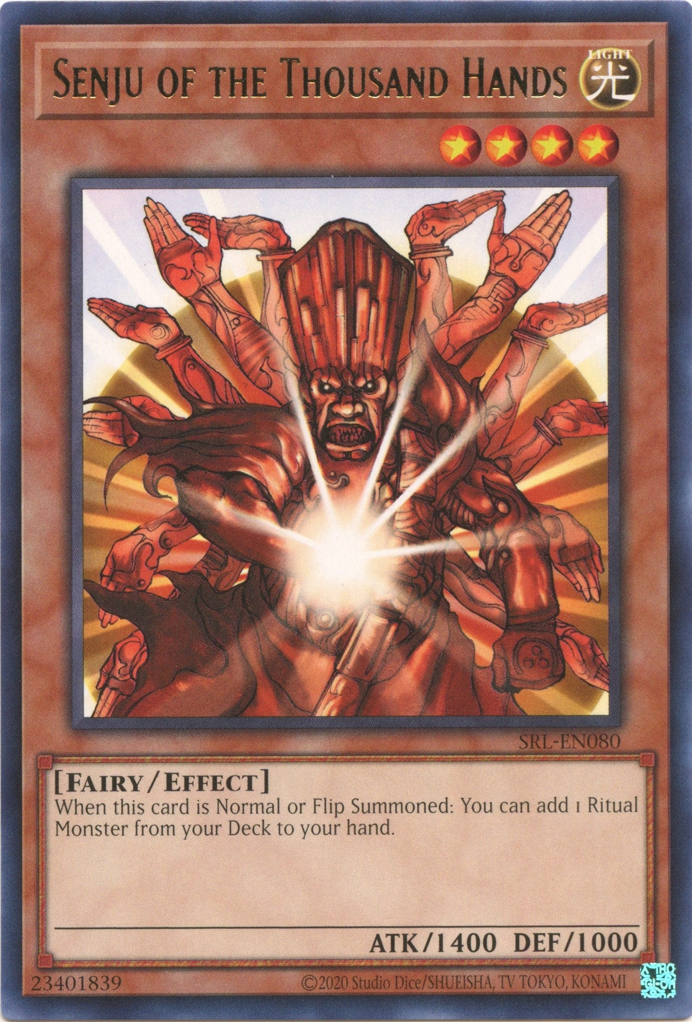 Image for Senju of the Thousand Hands (SRL-EN080) (Spell Ruler (25th Anniversary Edition)) - YuGiOh