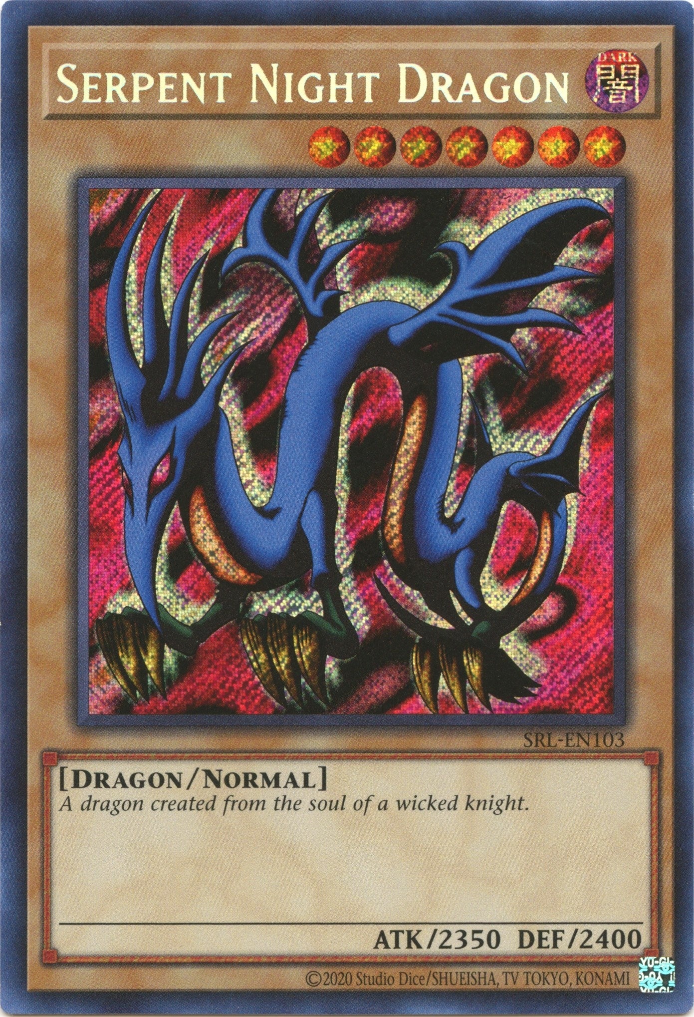 Image for Serpent Night Dragon (SRL-EN103) (Spell Ruler (25th Anniversary Edition)) - YuGiOh