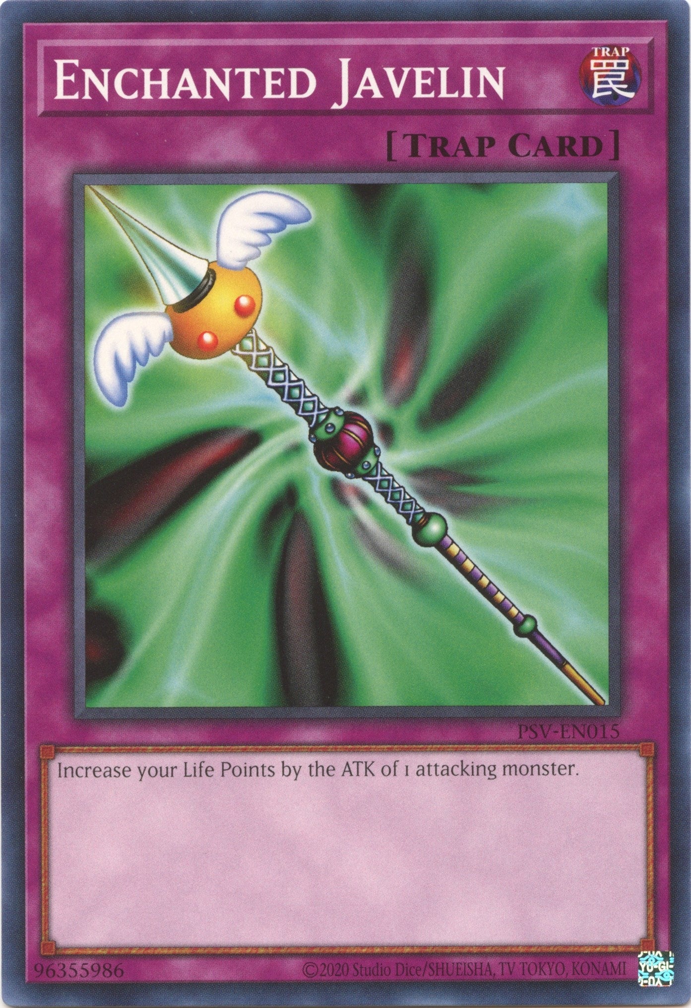 Image for Enchanted Javelin (PSV-EN015) (Pharaoh's Servant (25th Anniversary Edition)) - YuGiOh