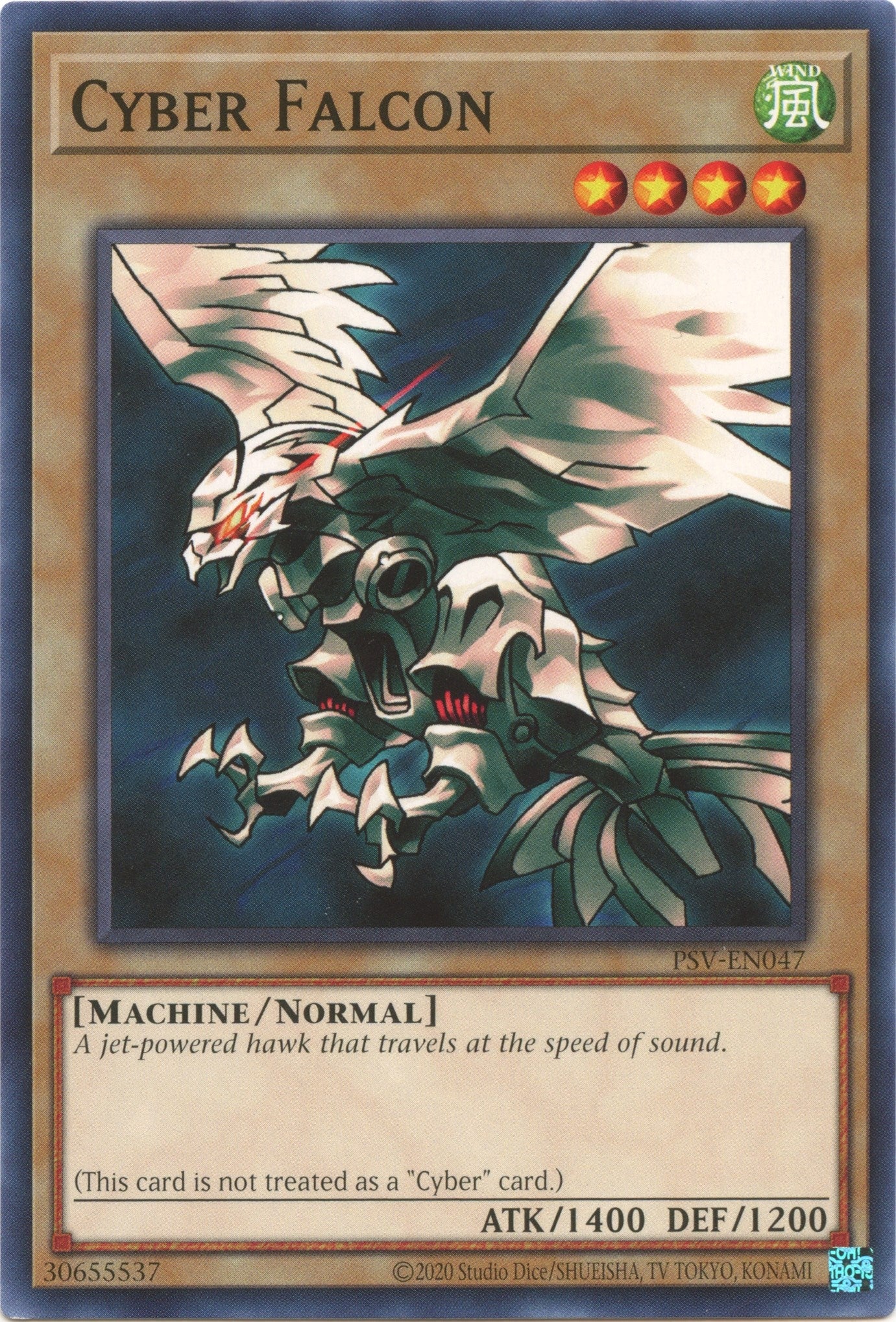 Image for Cyber Falcon (PSV-EN047) (Pharaoh's Servant (25th Anniversary Edition)) - YuGiOh