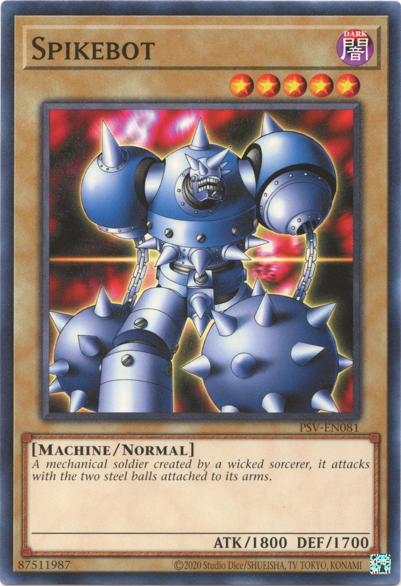 Image for Spikebot (PSV-EN081) (Pharaoh's Servant (25th Anniversary Edition)) - YuGiOh
