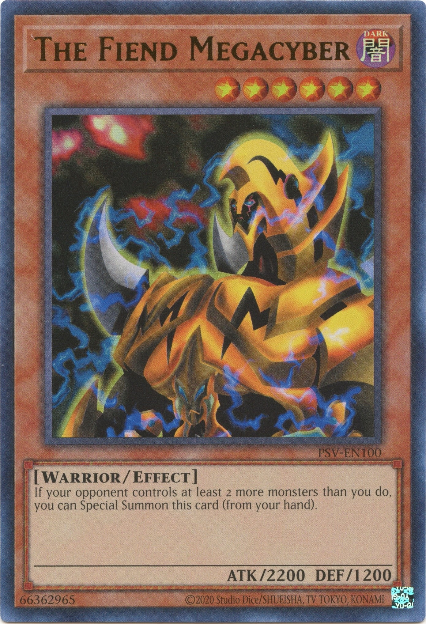 Image for The Fiend Megacyber (PSV-EN100) (PSV-EN) - YuGiOh
