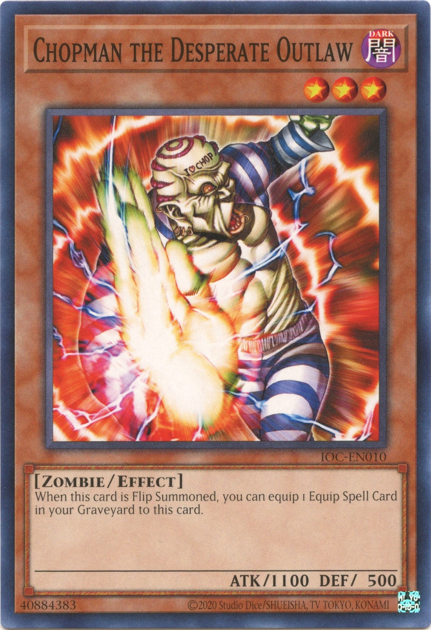 Image for Chopman the Desperate Outlaw (IOC-EN010) (Invasion of Chaos (25th Anniversary Edition)) - YuGiOh