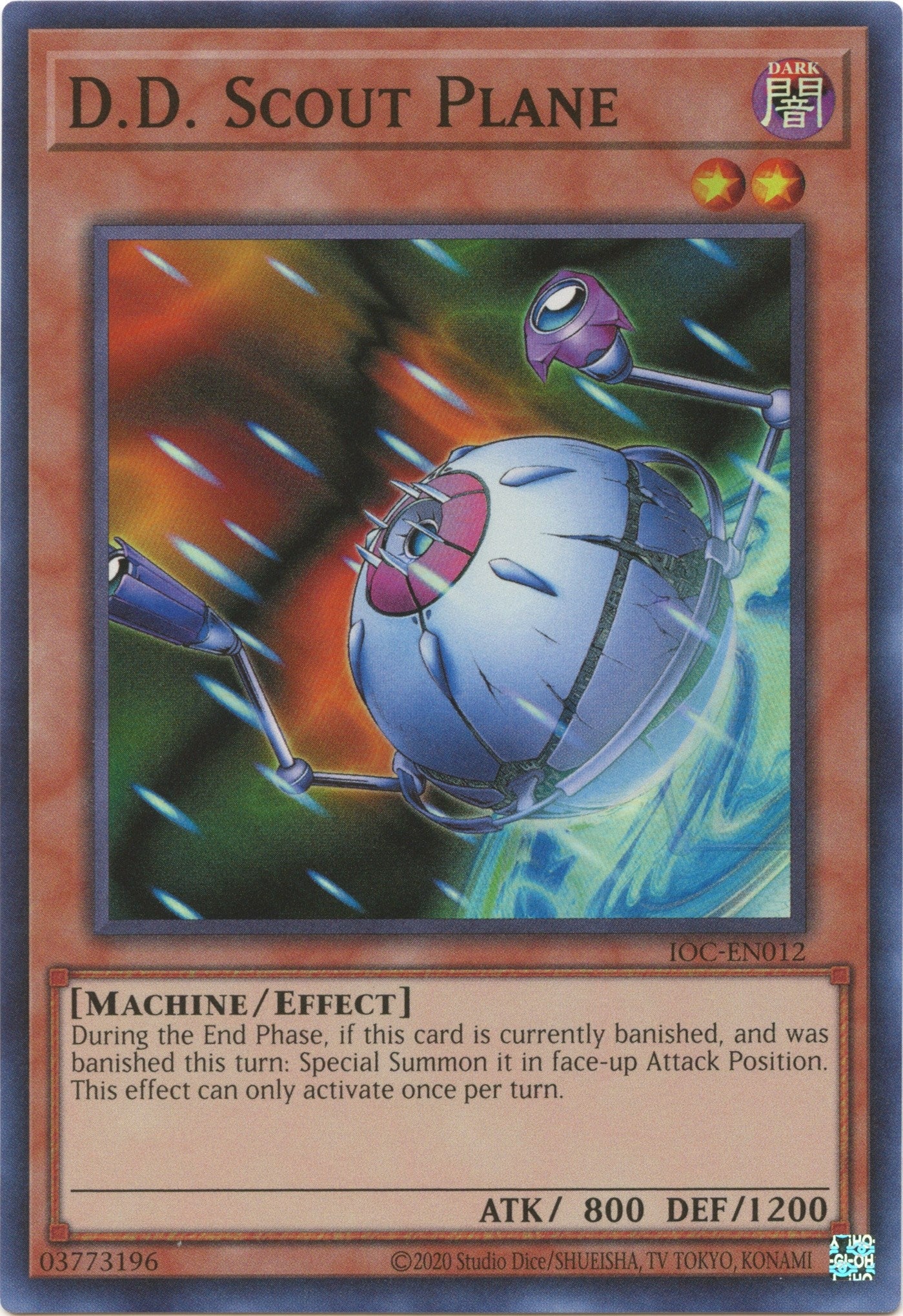 Image for D.D. Scout Plane (IOC-EN012) (IOC-EN) - YuGiOh