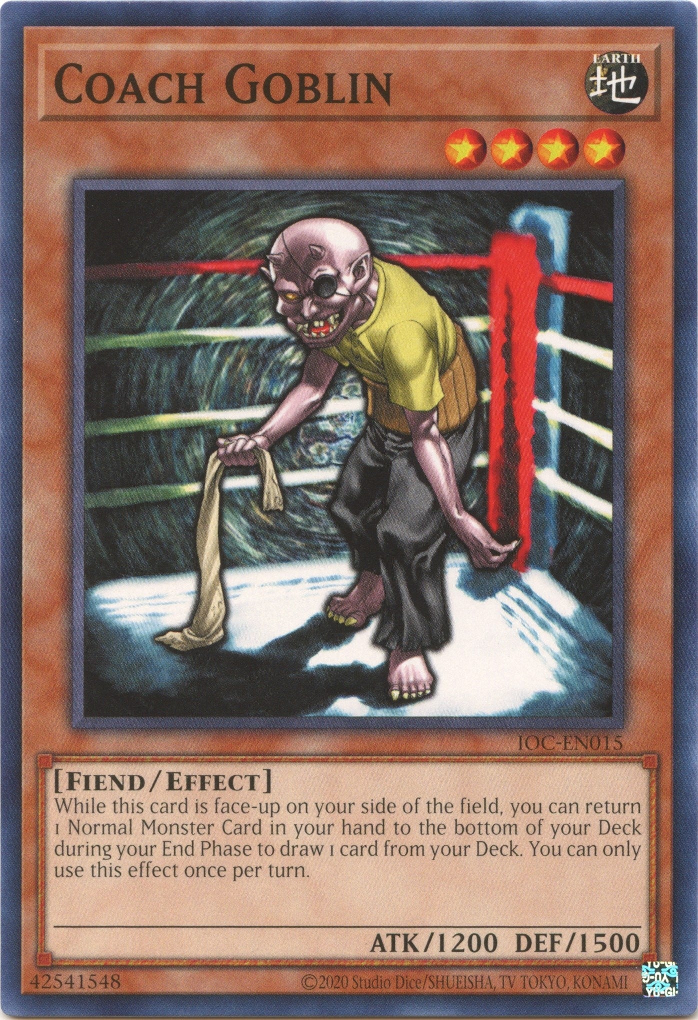 Image for Coach Goblin (IOC-EN015) (Invasion of Chaos (25th Anniversary Edition)) - YuGiOh