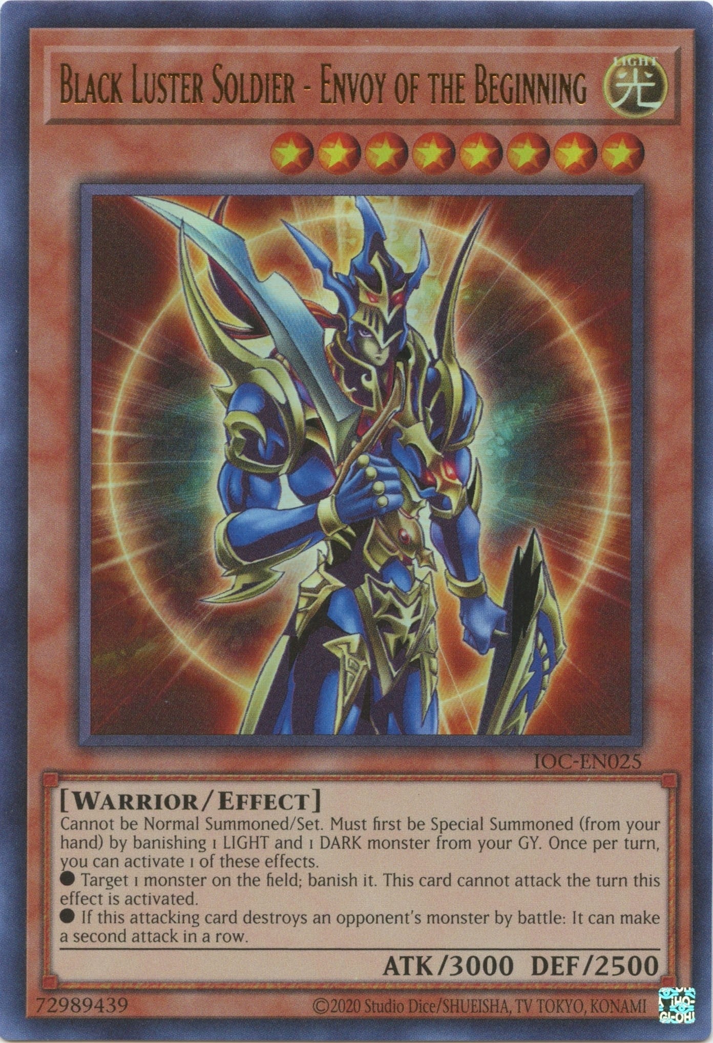 Image for Black Luster Soldier - Envoy of the Beginning (IOC-EN025) (IOC-EN) - YuGiOh