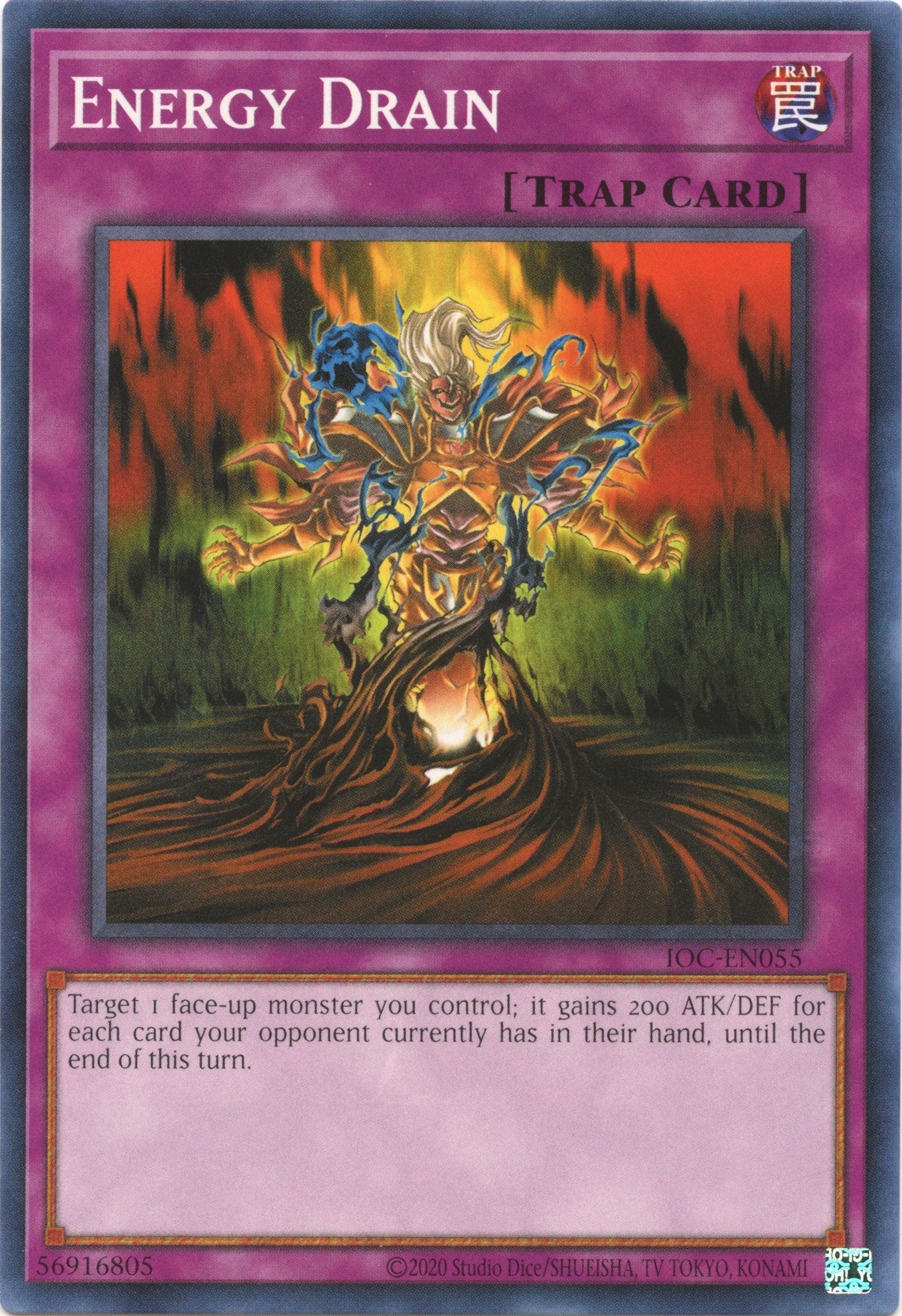 Image for Energy Drain (IOC-EN055) (Invasion of Chaos (25th Anniversary Edition)) - YuGiOh
