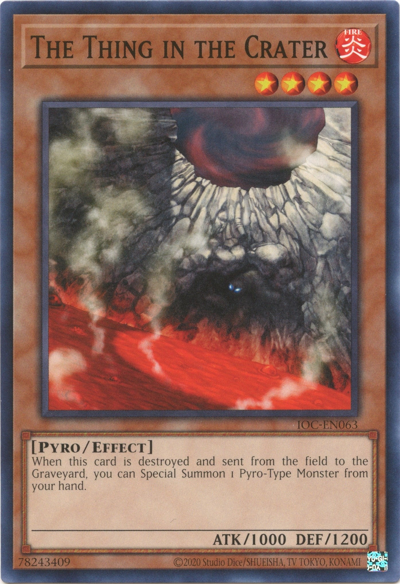 Image for The Thing in the Crater (IOC-EN063) (IOC-EN) - YuGiOh