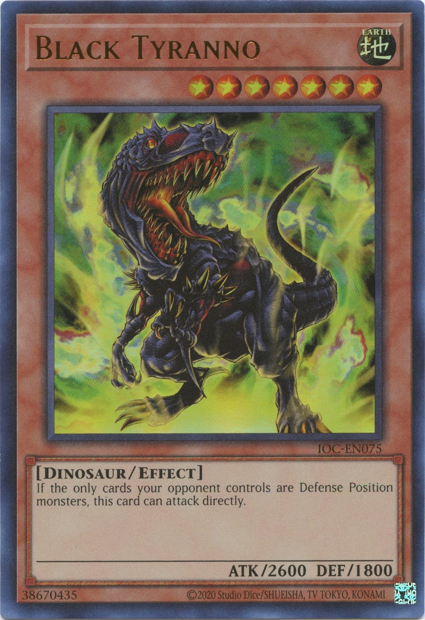 Image for Black Tyranno (IOC-EN075) (IOC-EN) - YuGiOh