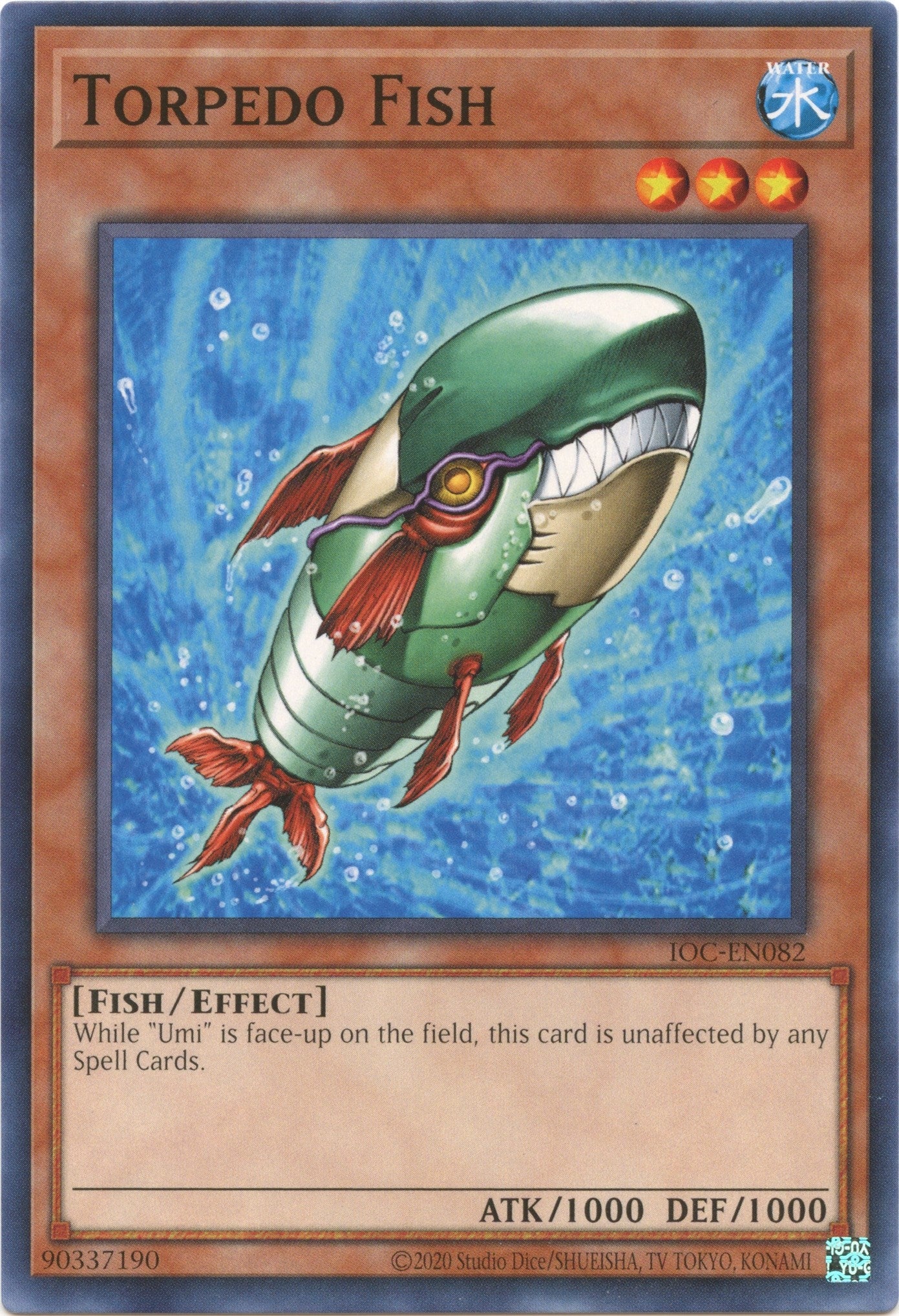 Image for Torpedo Fish (IOC-EN082) (Invasion of Chaos (25th Anniversary Edition)) - YuGiOh