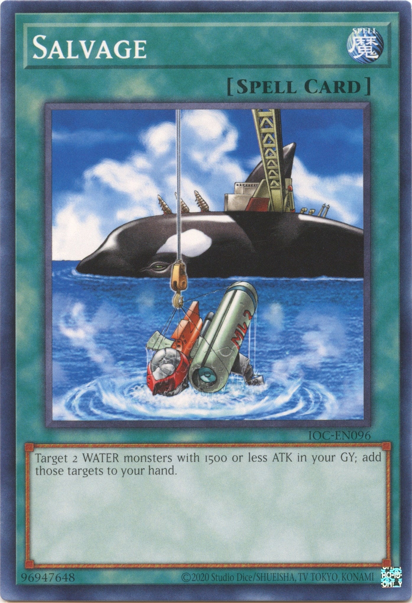 Image for Salvage (IOC-EN096) (Invasion of Chaos (25th Anniversary Edition)) - YuGiOh