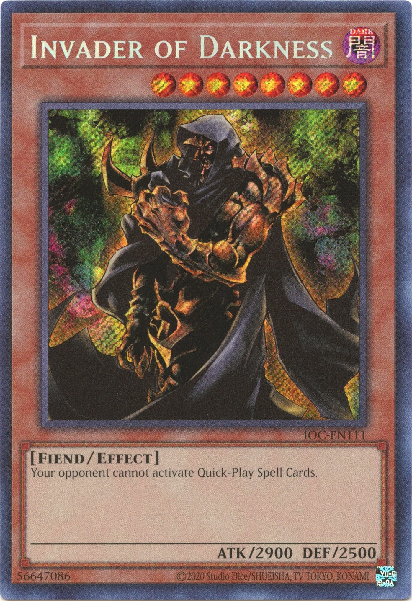 Image for Invader of Darkness (IOC-EN111) (IOC-EN) - YuGiOh