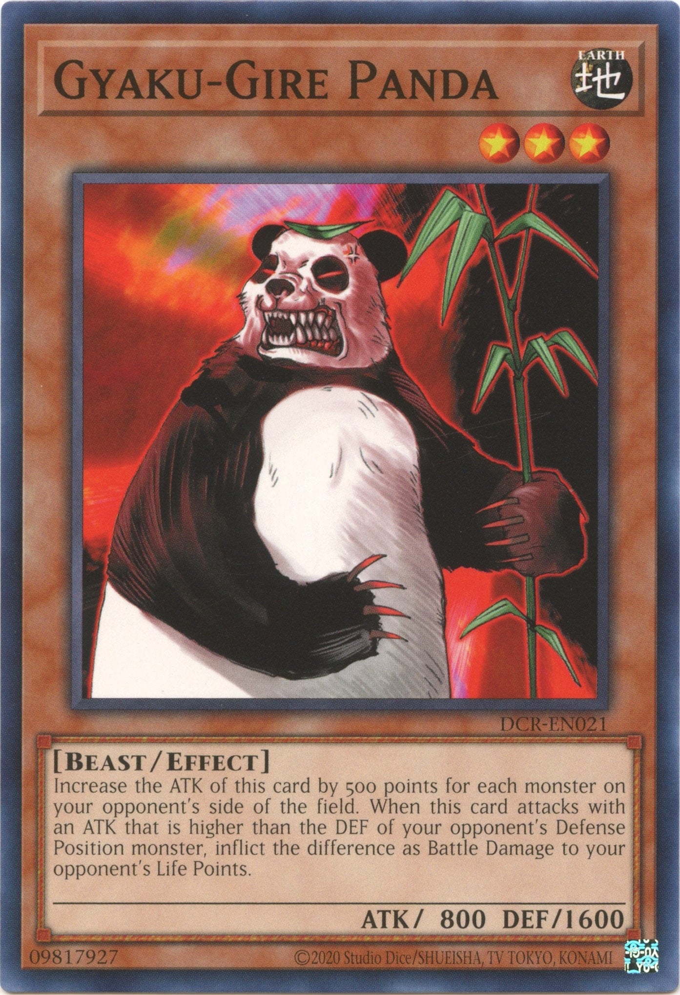 Image for Gyaku-Gire Panda (DCR-EN021) (Dark Crisis (25th Anniversary Edition)) - YuGiOh