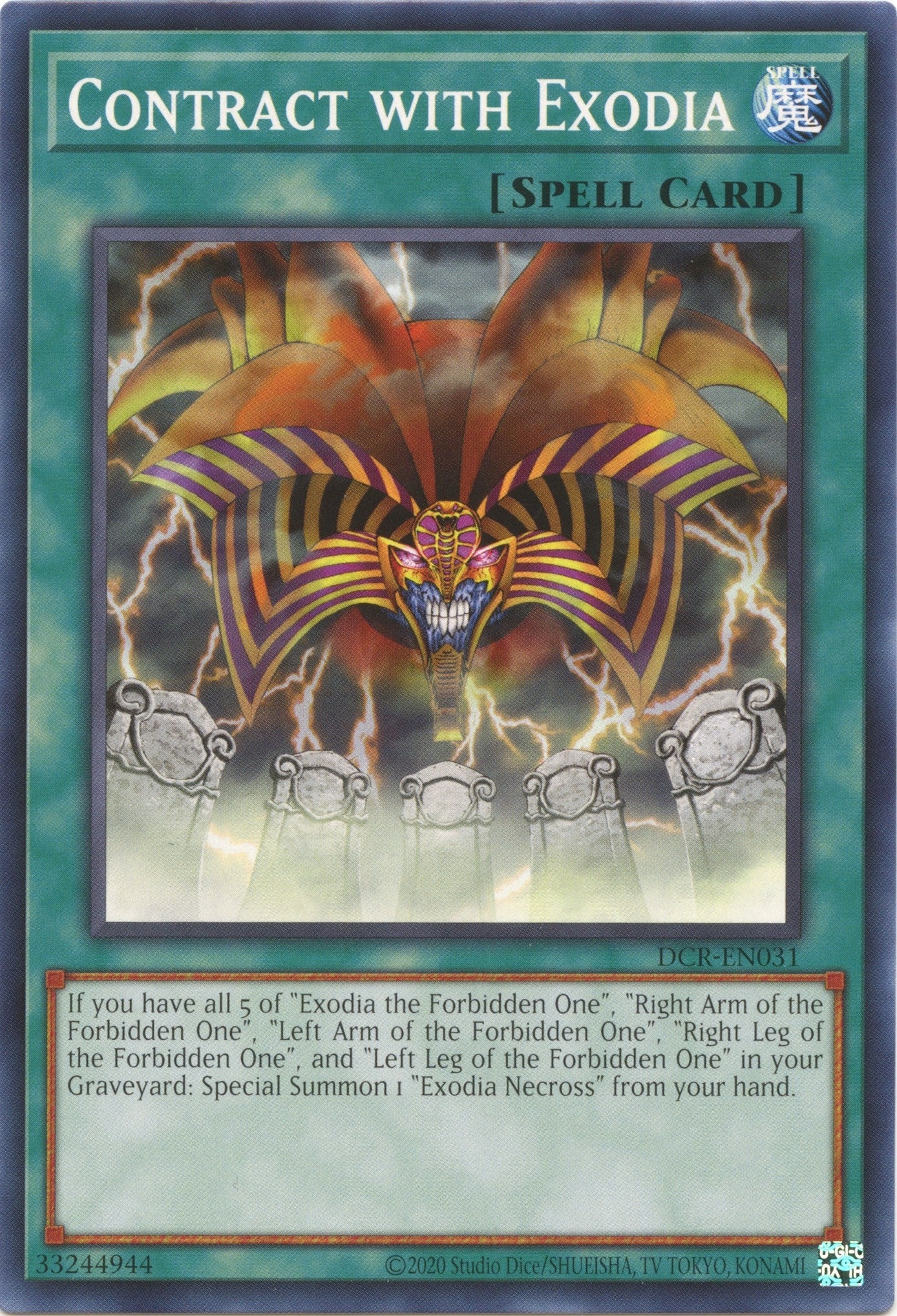 Image for Contract with Exodia (DCR-EN031) (Dark Crisis (25th Anniversary Edition)) - YuGiOh