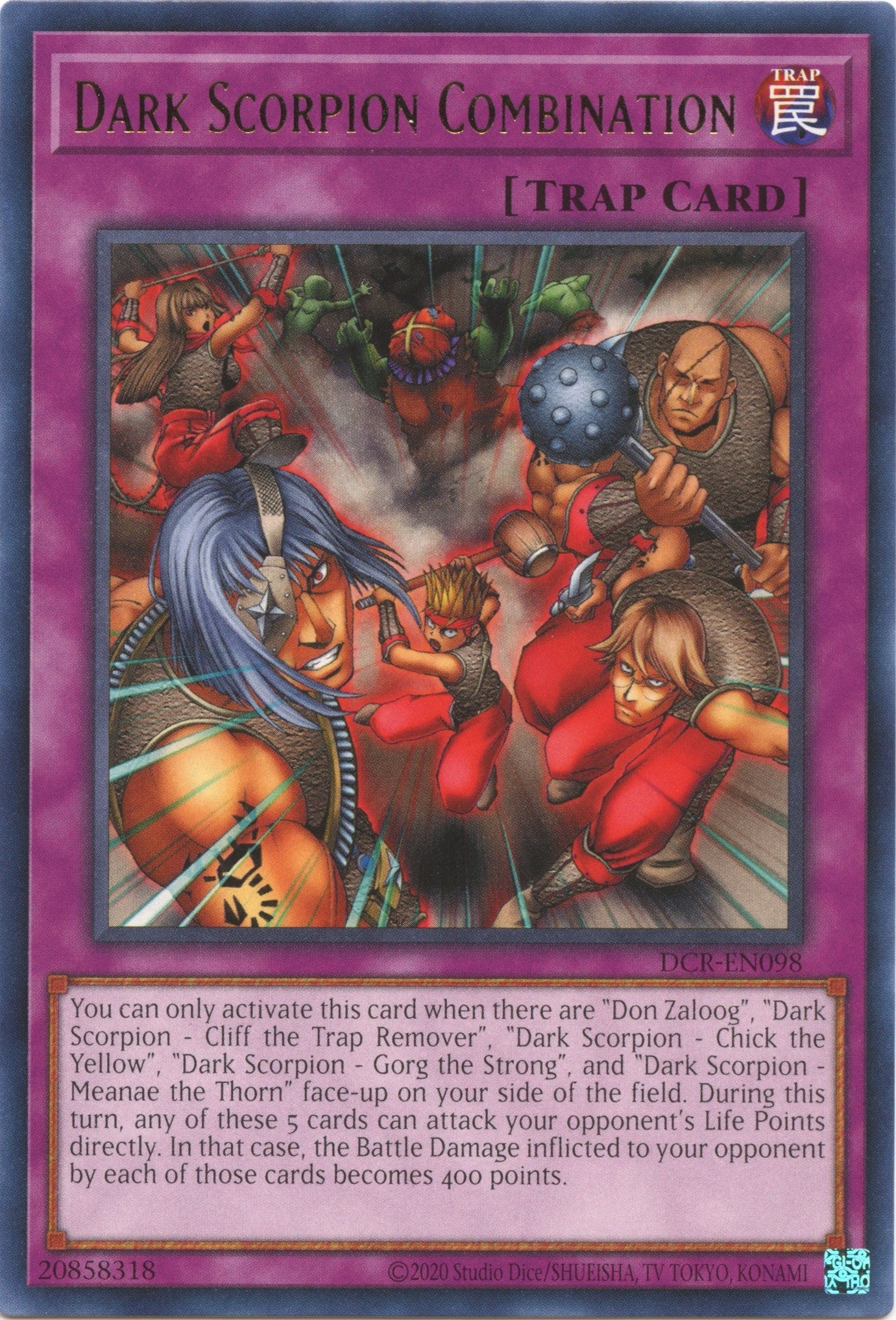 Image for Dark Scorpion Combination (DCR-EN098) (DCR-EN) - YuGiOh
